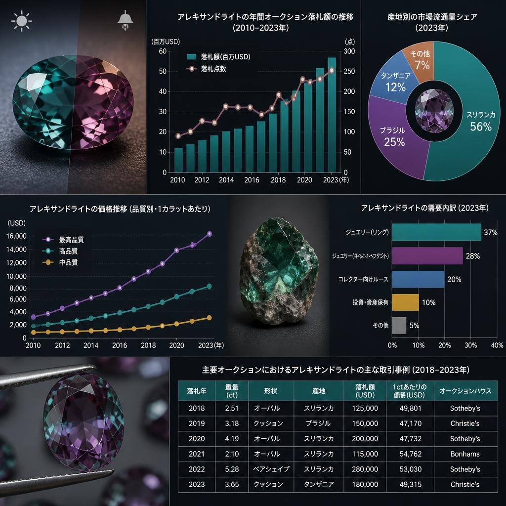 4. アレキサンドライトの市場価値