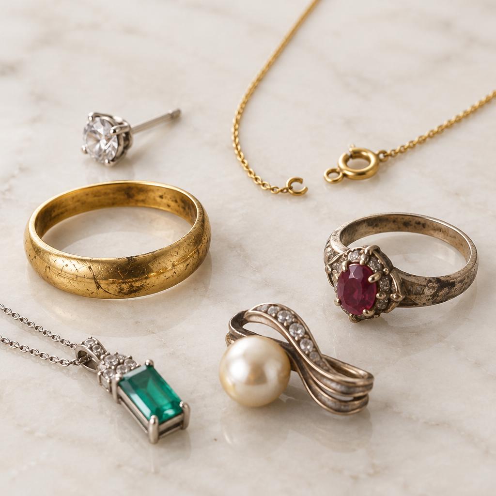 片方だけのピアス・切れたチェーンも査定へ。状態不良でも可能性あり